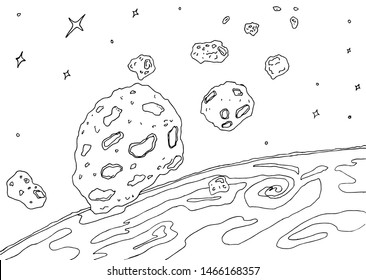 Asteroid Belt Stock Vectors, Images & Vector Art | Shutterstock