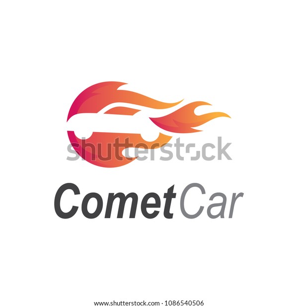 Comet Car, Fire Car, Car\
Logo Template
