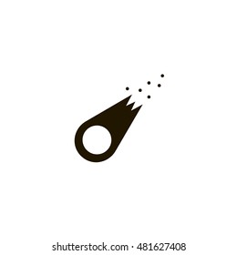 comet icon. comet design