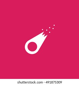 comet icon. comet design