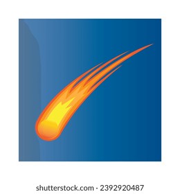 comet icon logo vector design template