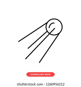 Comet icon modern vector style