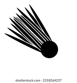 Comet icon on white background.