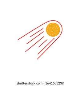 Comet icon. Simple element from space icons collection. Creative Comet icon ui, ux, apps, software and infographics.