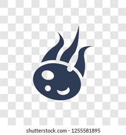 Comet icon. Trendy Comet logo concept on transparent background from Astronomy collection
