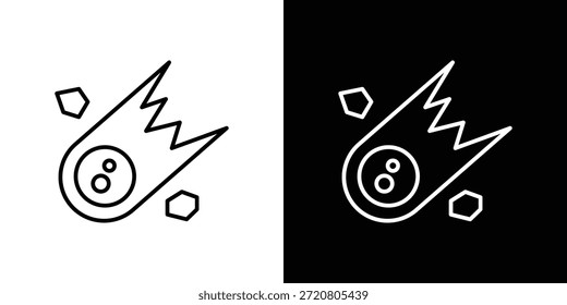 Iconos de cometa Vector de Diseño gráfico. icono Eps10.