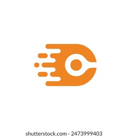 Comet Initial Letter S logo design vector template