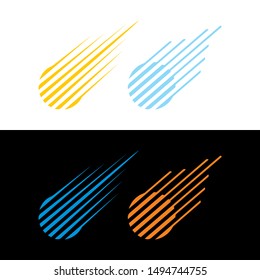 Comet Logo Designs Speed Like Comet