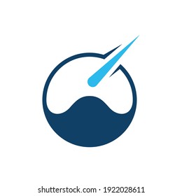 comet meteor logo design eps