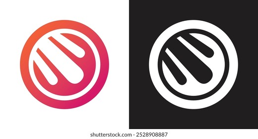 Comet meteor logo vector icon illustration design