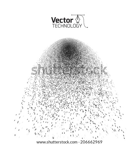Comet on a white background