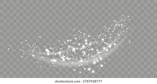 Comet path soft romantic, for abstract overlays.