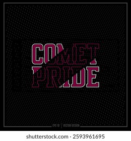 Comet, Pride, Nation, Team, Sports, Athlete, Emblem