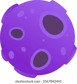 Comet Space Icon Vector Illustration