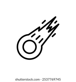 comet speed icon line style
