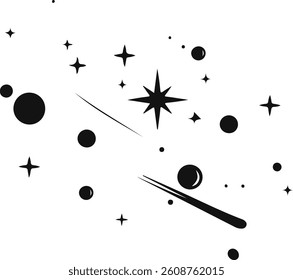 Comet star art, NASA since