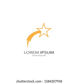 Comet vector icon illustration design template