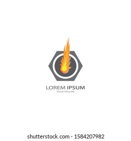 Comet vector icon illustration design template