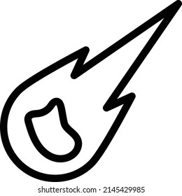 ilustración del vector de cometas en un fondo transparente.Símbolos de calidad premium.vector de trazo       para el diseño gráfico y de concepto.
