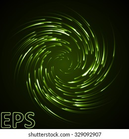 comets vortex. green version