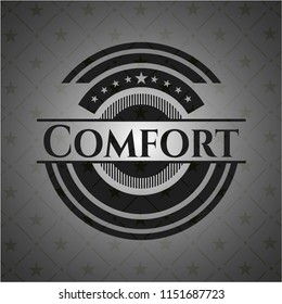 Comfort dark badge