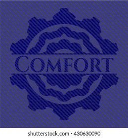 Comfort with denim texture