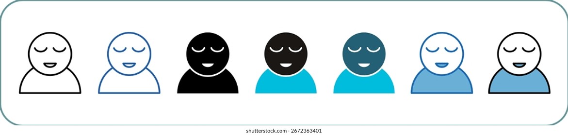 Paquete de iconos de confort Multistyle Editable Stroke