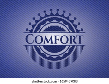 Comfort jean background. Vector Illustration. Detailed.