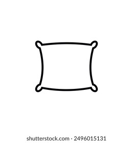 Comfort sleep bed vector logo design