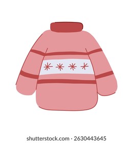 comfort winter sweater cozy cartoon. soft layer, thermal wool, cashmere chunky comfort winter sweater cozy sign. isolated symbol vector illustration