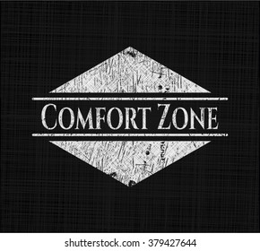 Comfort Zone chalkboard emblem