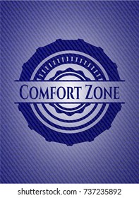 Comfort Zone with denim texture