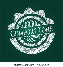 Comfort Zone on blackboard