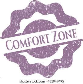 Sello de goma de la zona de confort