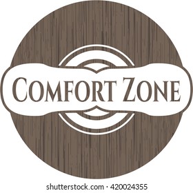 Comfort Zone wood signboards