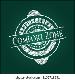 Comfort Zone written on a chalkboard