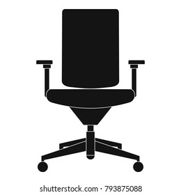 Comfortable armchair icon. Simple illustration of comfortable armchair vector icon for web.