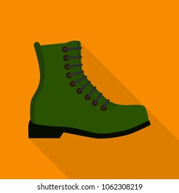 Comfortable boot icon. Flat illustration of comfortable boot vector icon for web