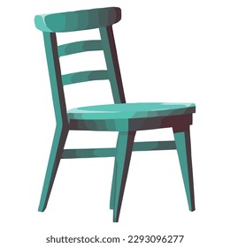 Sillón cómodo de diseño moderno y elegante sobre blanco