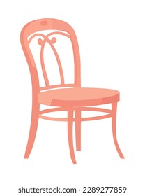 Komfortables Sitzsymbol für Stuhl einzeln