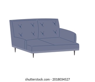 Komfortables und hellblaues Sofa-Design