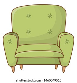 Comfortable home chair design vector illustrator