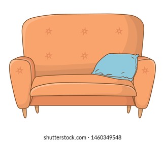 Comfortable home chair design vector illustrator