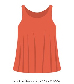 A comfortable ladies top used for beach and pool party , beach camisole