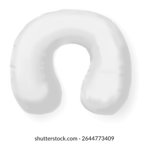 Comfortable neck support pillow with a u shaped design, perfect for long journeys by plane, train, or car, ensuring restful sleep and preventing neck pain while traveling