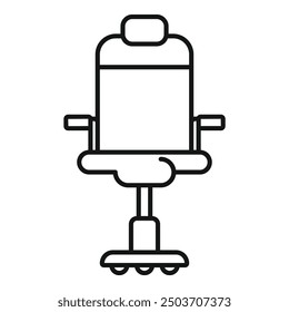 Comfortable office chair with wheels for working on a computer all day long