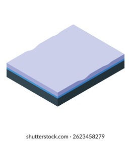 Comfortable orthopedic mattress layers showing memory foam and support structure, providing a relaxing sleep