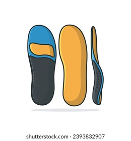 Comfortable Orthotics Shoe Insole Pair, Arch Supports