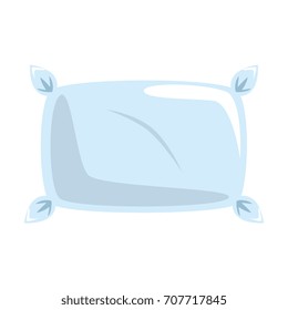 Comfortable pillow isolated icon