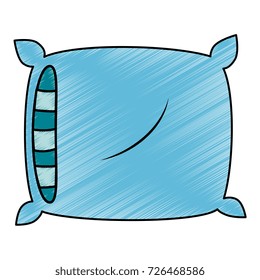 comfortable pillow isolated icon